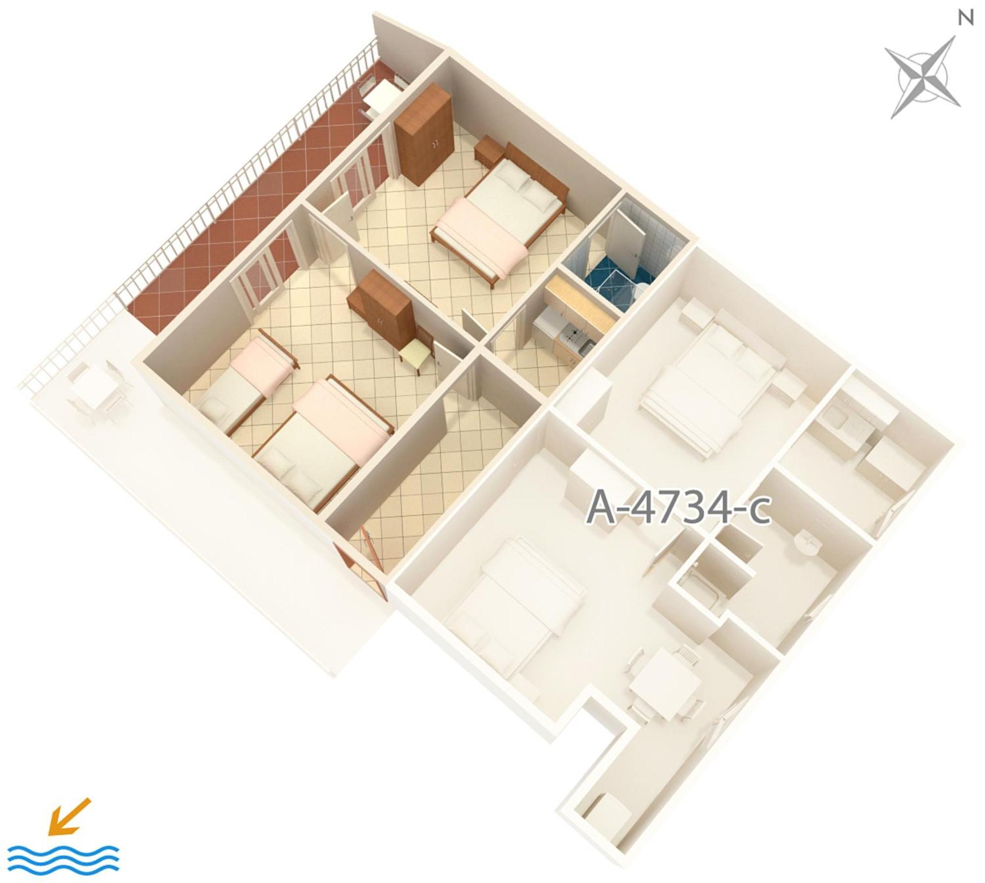 Apartments By The Sea Podaca, Makarska - 4734 Kültér fotó